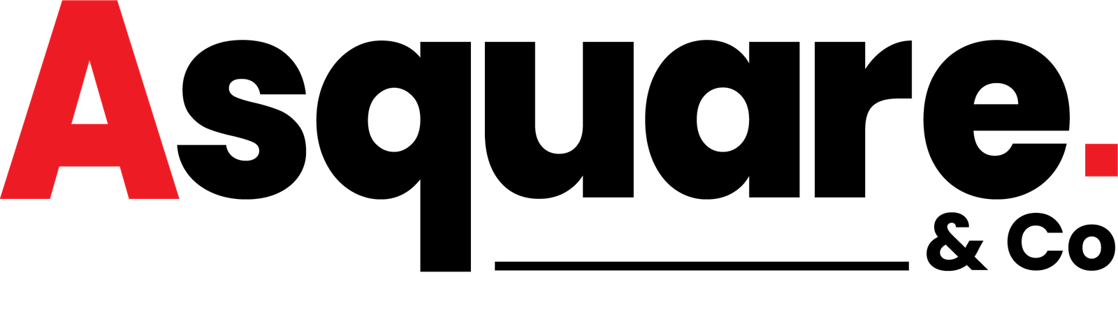 A SQUARE & Co LOGO BLAK OG